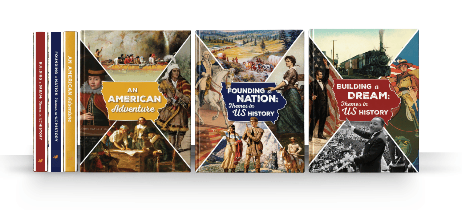 New Iowa social studies series for second, third, fourth and fifth grade
