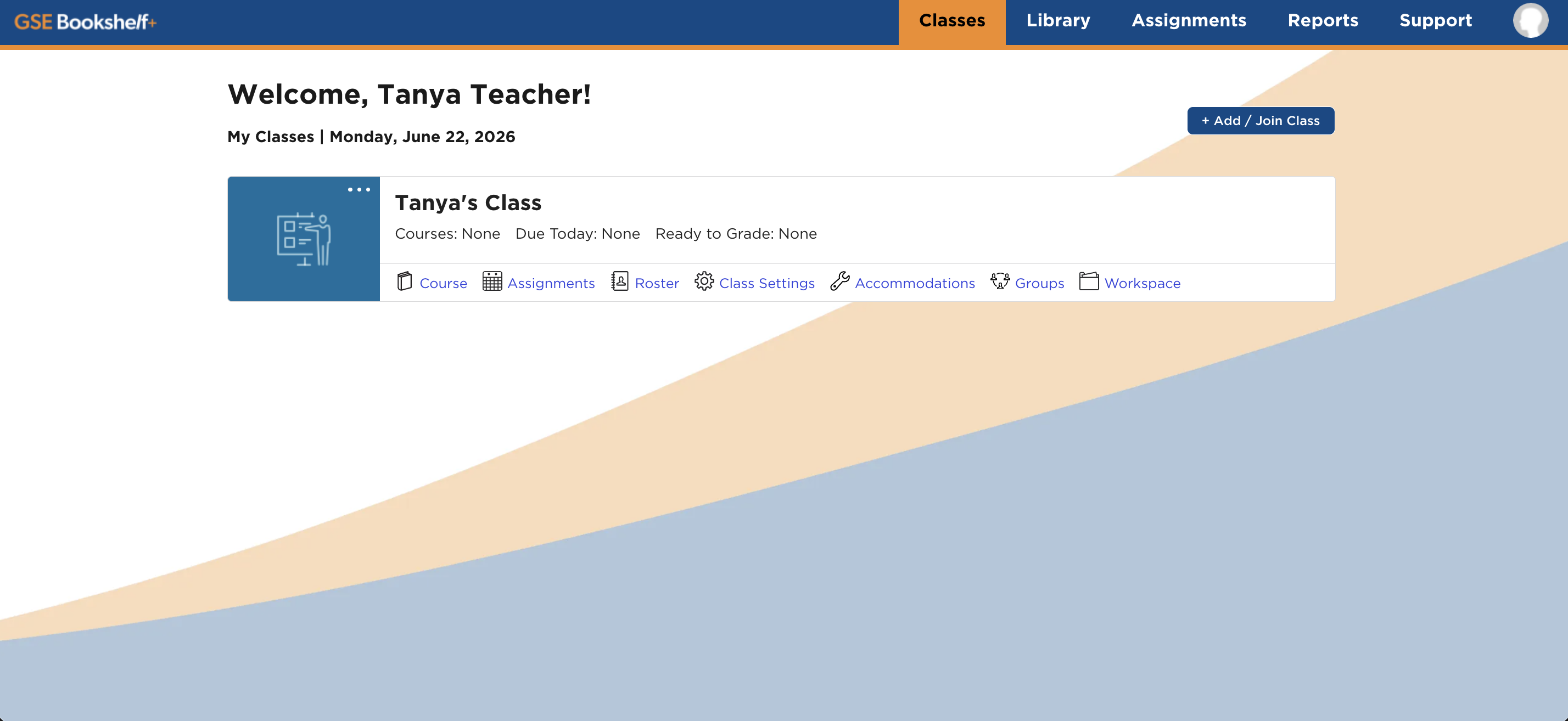 Teacher Classes