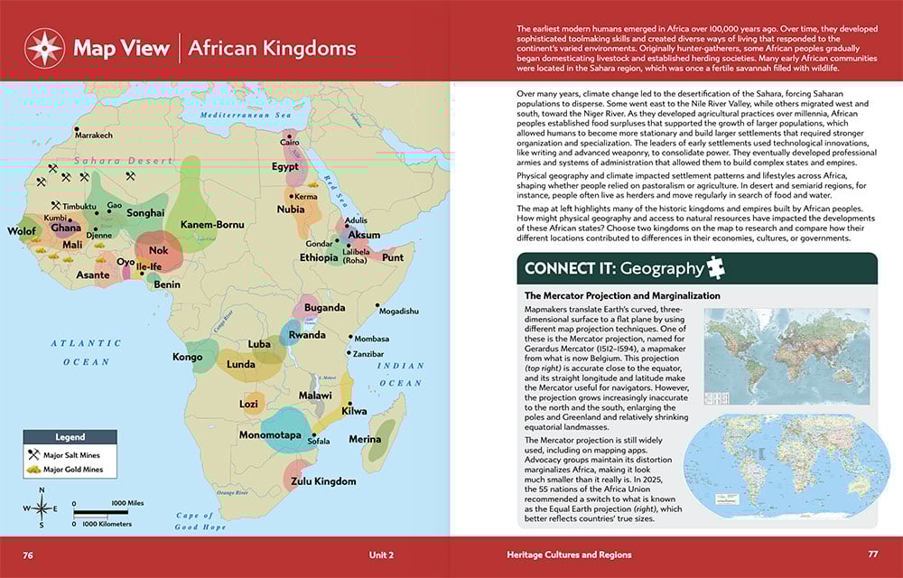 Maps and Charts Interior Page